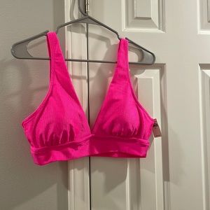 COPY - Aerie Miami Pink Bikini Top AND Crossover Bottom